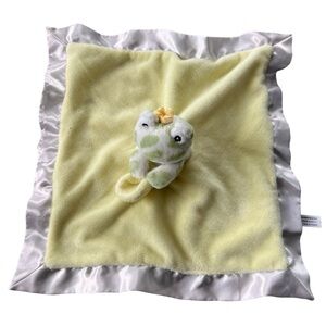 Cloud-b Baby Lovey Security Blanket Frog Yellow Blankie Blanky Crown Prince